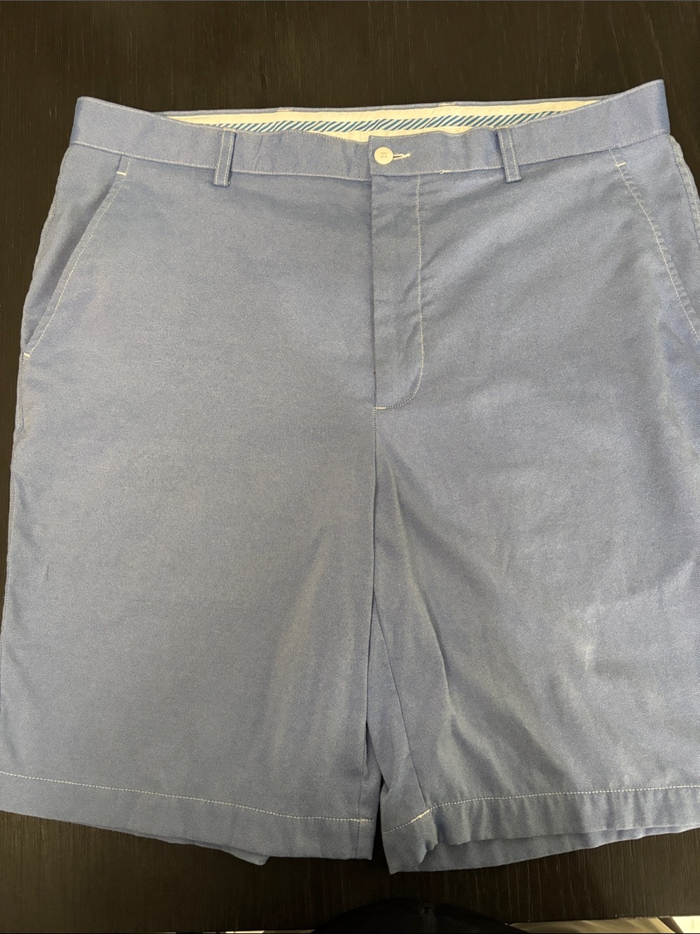 FootJoy Light Blue Flat Front Golf Shorts